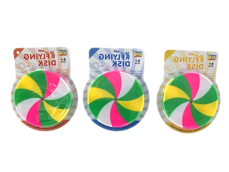ZY1641328 - FLYING DISK&mdash;Telescopic Solid Color Frisbee Extendable Diameter 19 CM in 12.2cm ZY1641328
